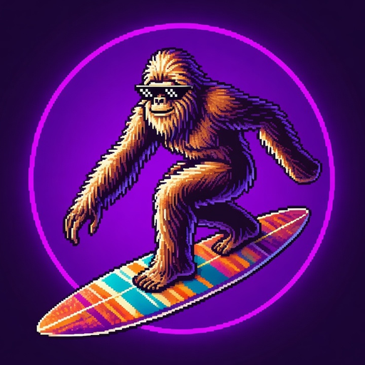 SURFSQUATCH mascot
